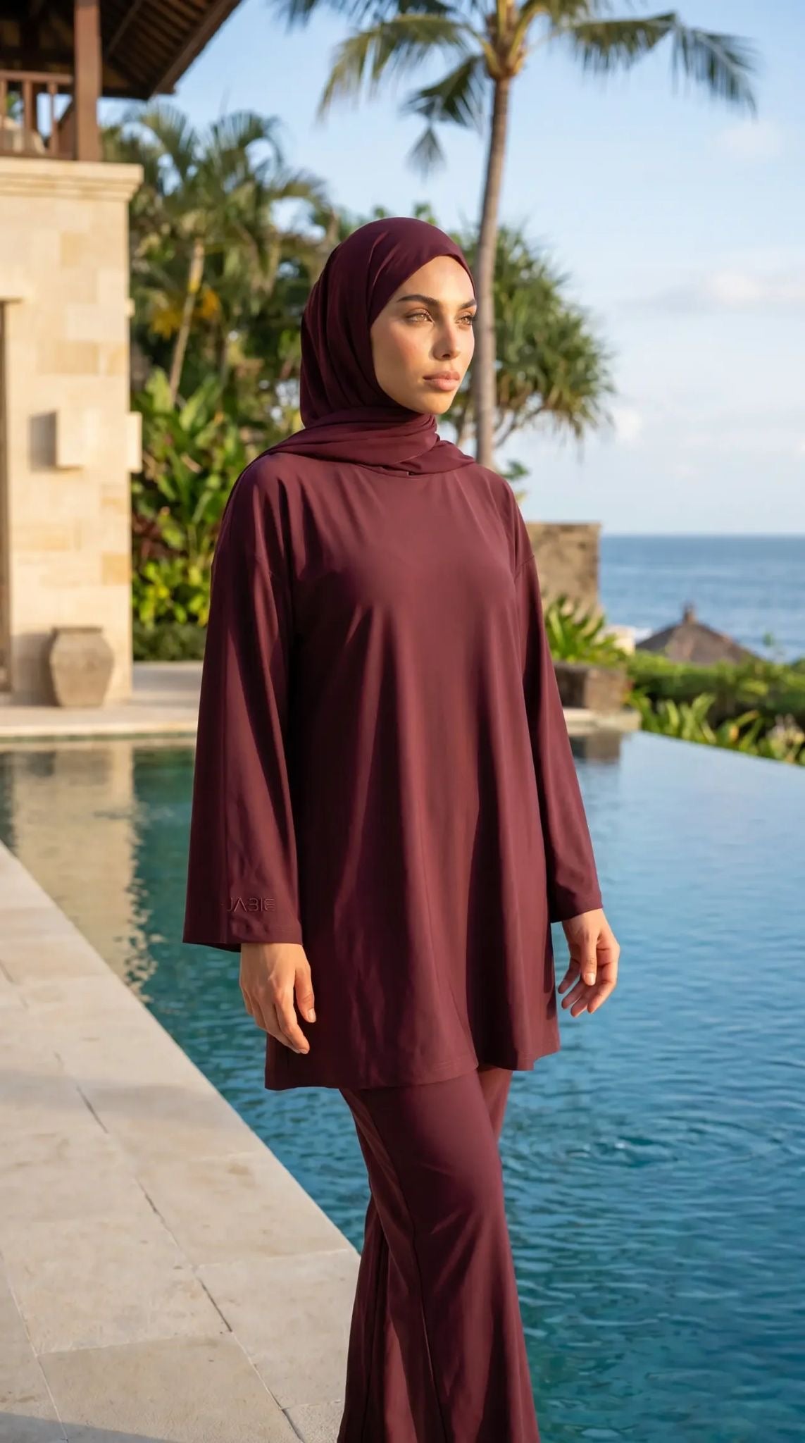 Burkini Burgandy
