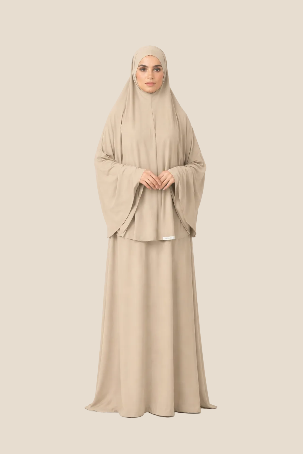 Khimar & Abaya Set - Warm Sand