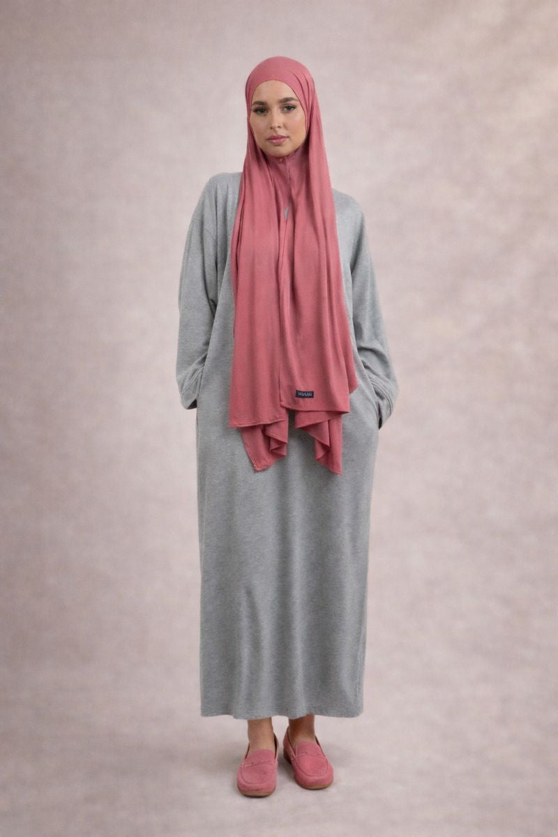 Breezy Elegance Dress Grey