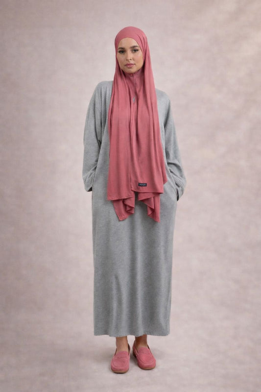 Breezy Elegance Dress Grey