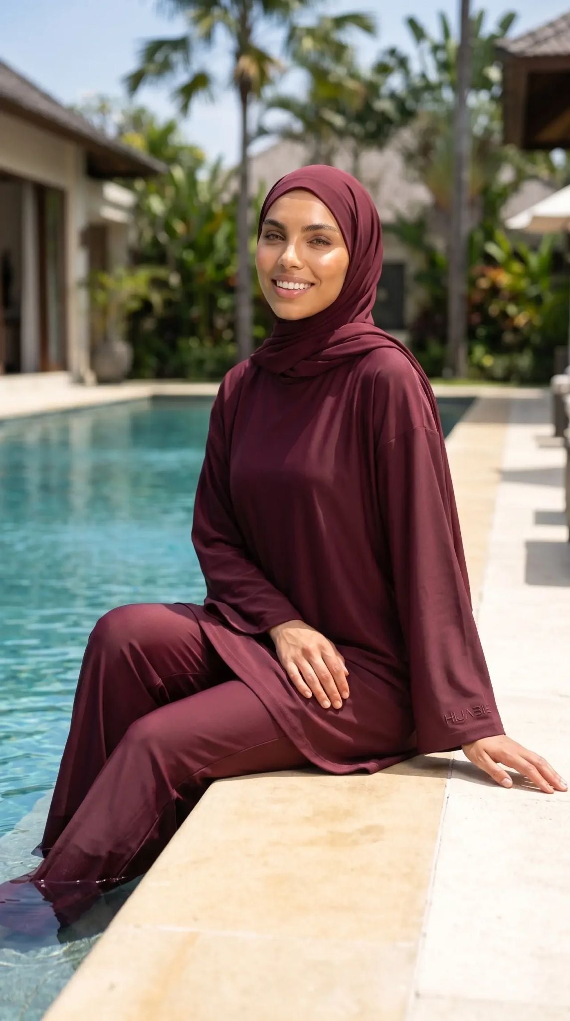 Burkini Burgandy